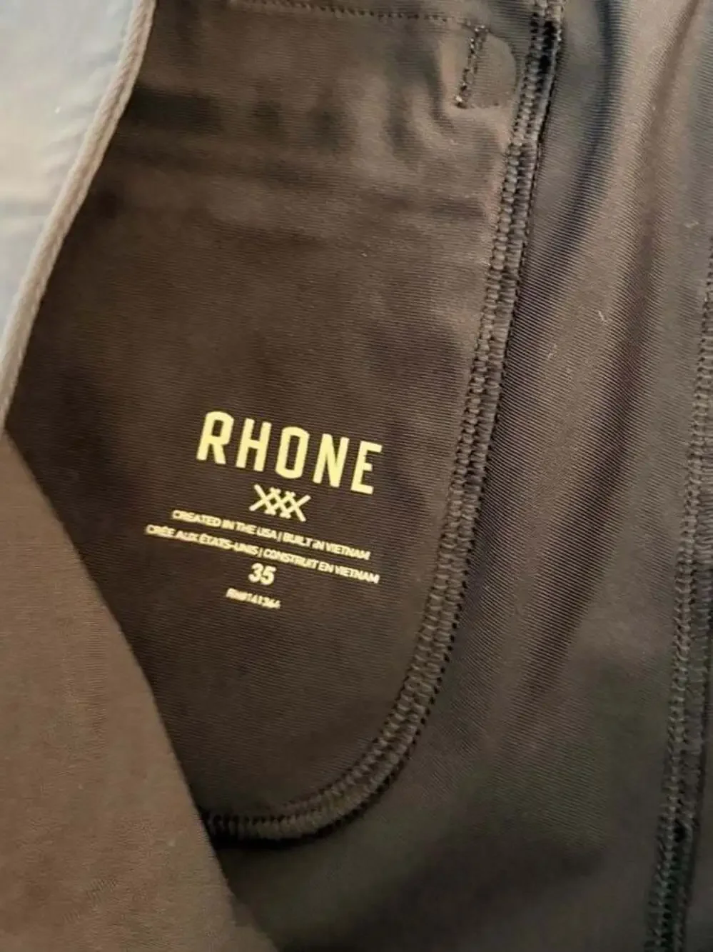 Rhone Commuter Golf Shorts Navy Men’s Size 35 Performance Stretch